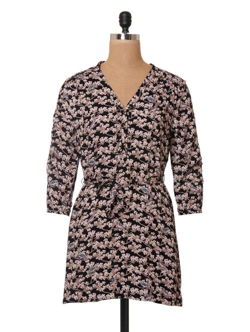 floral printed cotton tunic - 1027630 - Very Small Image - 1