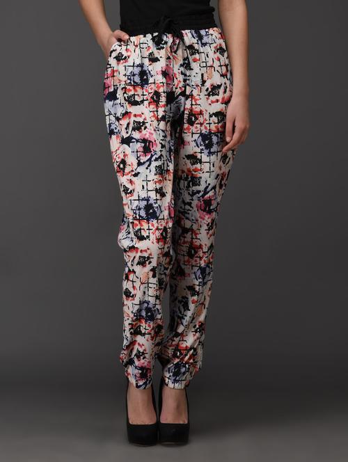 abstract print polyester pants - 1027720 - Very Small Image - 1