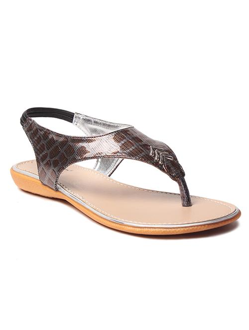 black leatherette sandal - 10277269 - Very Small Image - 1