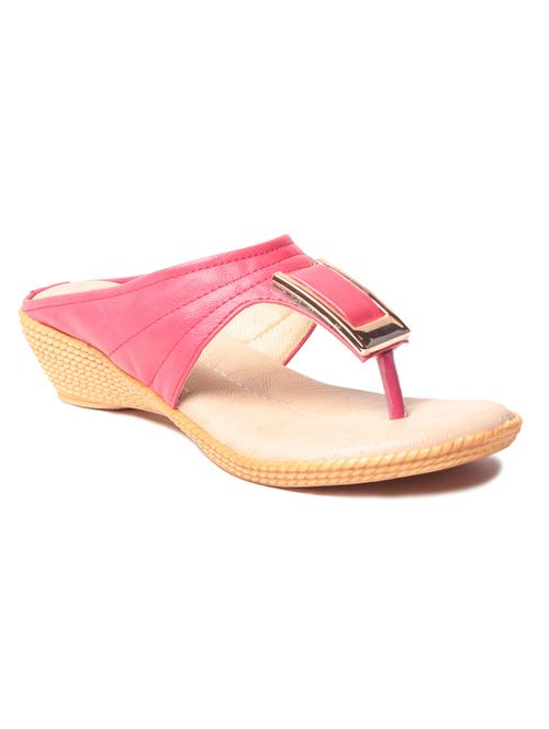 pink leatherette toe separator wedge - 10277360 - Very Small Image - 1