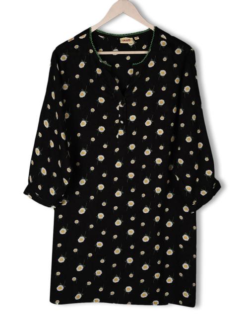 black floral print tunic - 1028799 - Very Small Image - 1