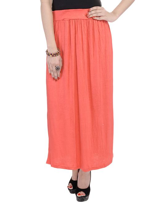 orange cotton skirts - 10288979 - Very Small Image - 1