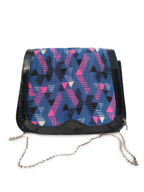 multi colored leatherette sling bag - 10289114 - Very Small Image - 1