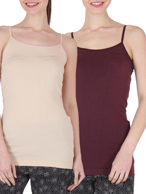 ruhaan's combo of camisoles - 10289642 - Very Small Image - 1