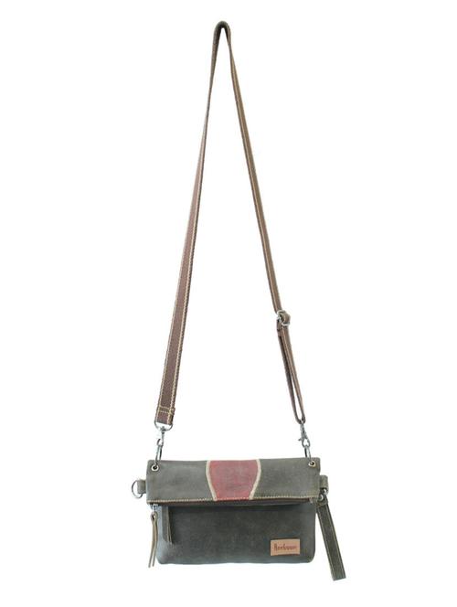 brown cotton sling bag - 10291766 - Very Small Image - 1