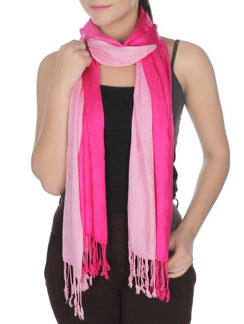 pink viscose scarf - 10291785 - Very Small Image - 1