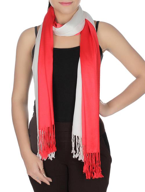 red viscose scarf - 10291801 - Very Small Image - 1