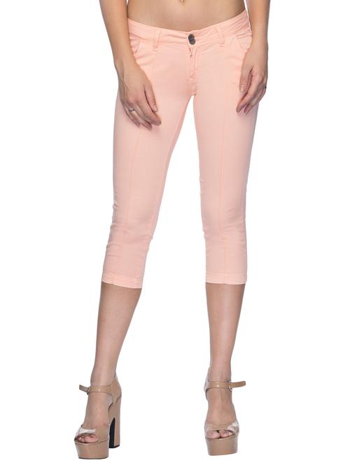 pink cotton others capris - 10292870 - Very Small Image - 1