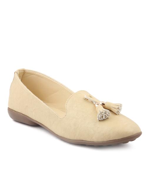 beige leatherette loafers & mocassins - 10293838 - Very Small Image - 1