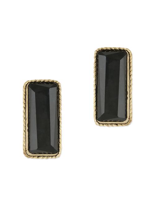 black diva rectangle earrings - 1029443 - Very Small Image - 1