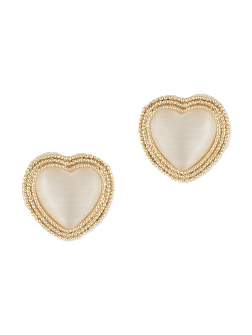 gold plated heart studs - 1029503 - Very Small Image - 1