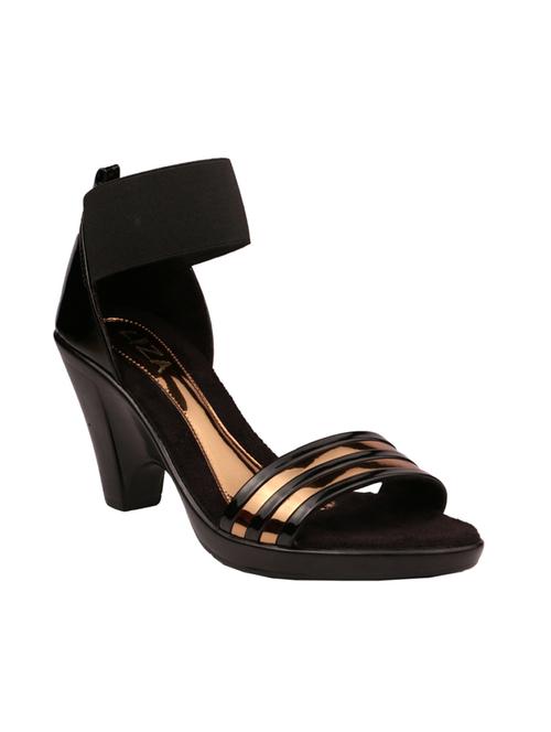 black leatherette sandal - 10295494 - Very Small Image - 1