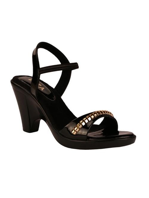black leatherette sandal - 10295570 - Very Small Image - 1