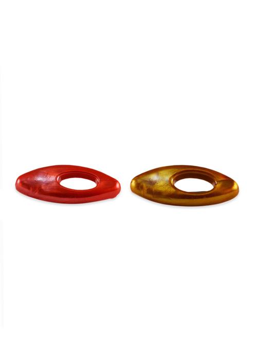 multi colored acrylic brooch - 10301058 - Very Small Image - 1