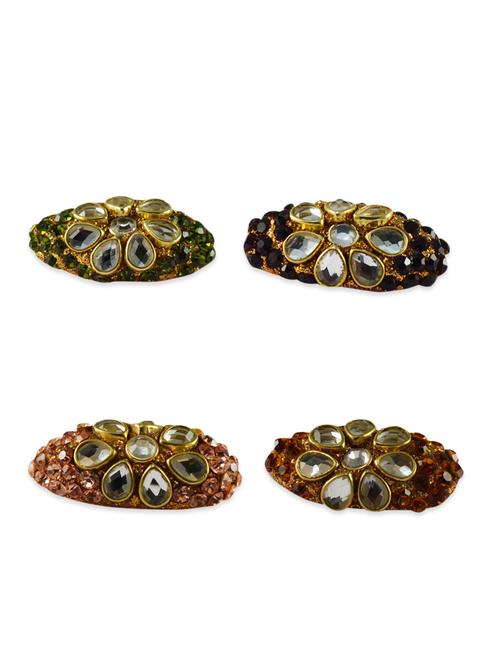 multi colored brass brooch - 10301066 - Very Small Image - 1