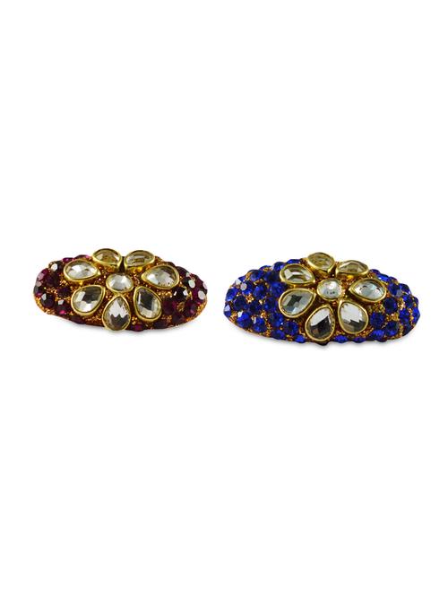 multi colored brass brooch - 10301083 - Very Small Image - 1