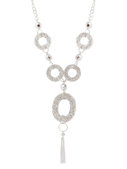 silver plated ring necklace - 1030369 - Very Small Image - 1