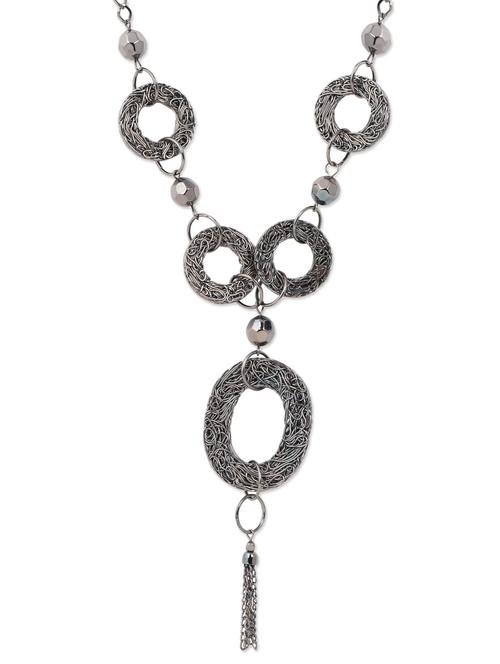 circular silver chain necklace - 1030377 - Very Small Image - 1
