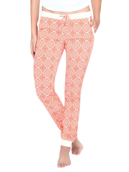 orange polyester track pants - 10305645 - Very Small Image - 1