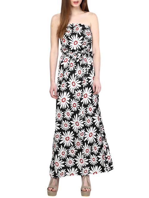 multicolor crepe dress - 10306141 - Very Small Image - 1