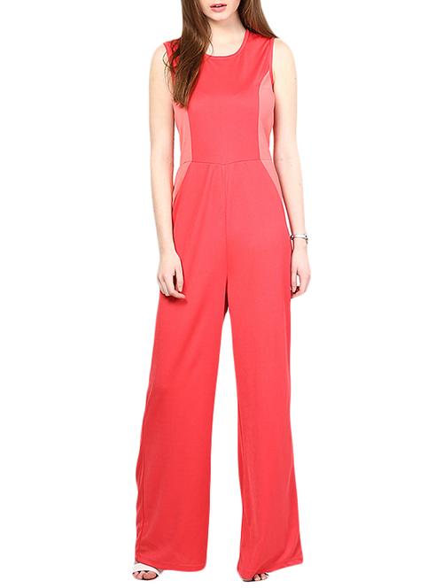 orange polyester jumpsuit - 10306144 - Very Small Image - 1