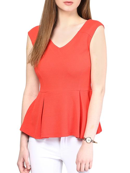 orange polyester top - 10306157 - Very Small Image - 1