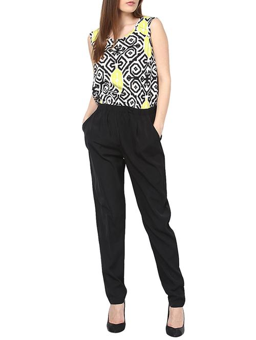 cream crepe jumpsuit - 10306202 - Very Small Image - 1