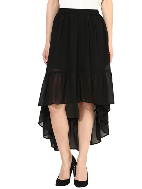 black georgette skirts - 10306374 - Very Small Image - 1