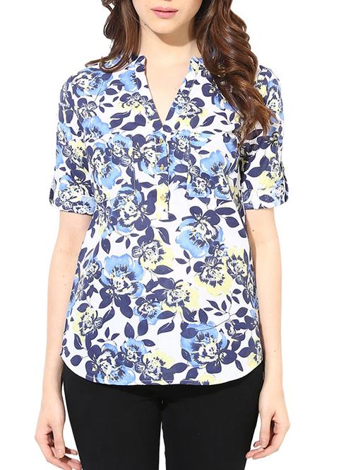 blue cotton top - 10306620 - Very Small Image - 1