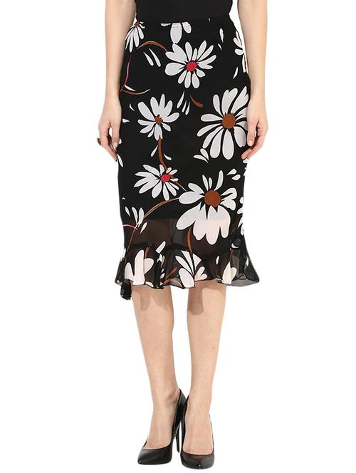 black georgette skirts - 10306623 - Very Small Image - 1