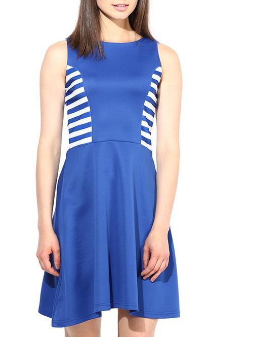 blue polyester blend dress - 10306663 - Very Small Image - 1