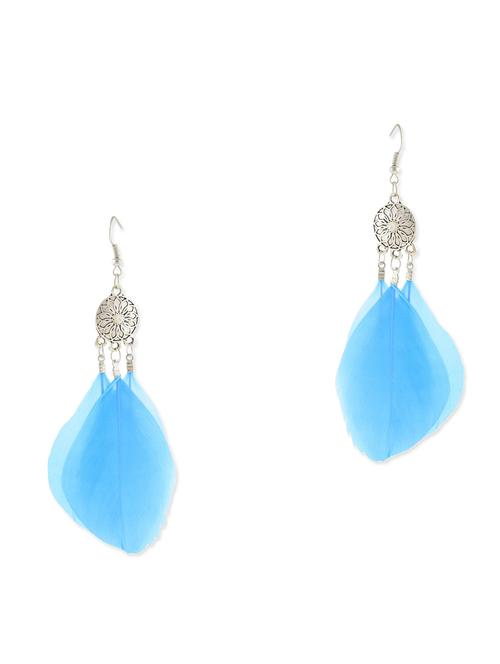 blue metal alloy earring - 10308513 - Very Small Image - 1