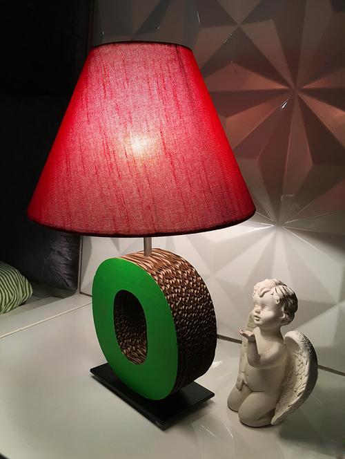 optimistic o letter lamp maroon - 10311400 - Very Small Image - 1