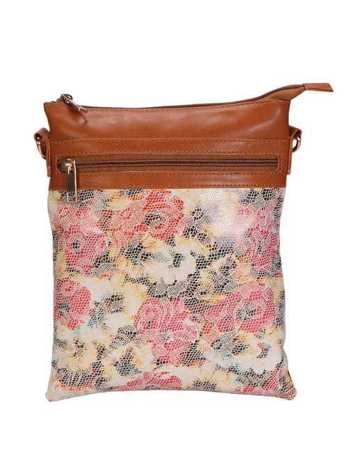 multi printed sling bag - 10317317 - Very Small Image - 1