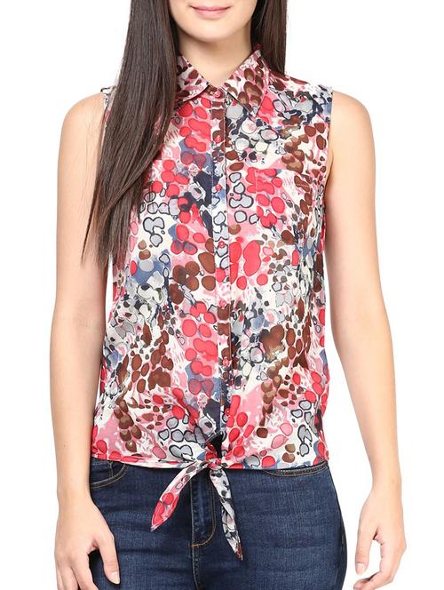 red cotton top - 10328092 - Very Small Image - 1