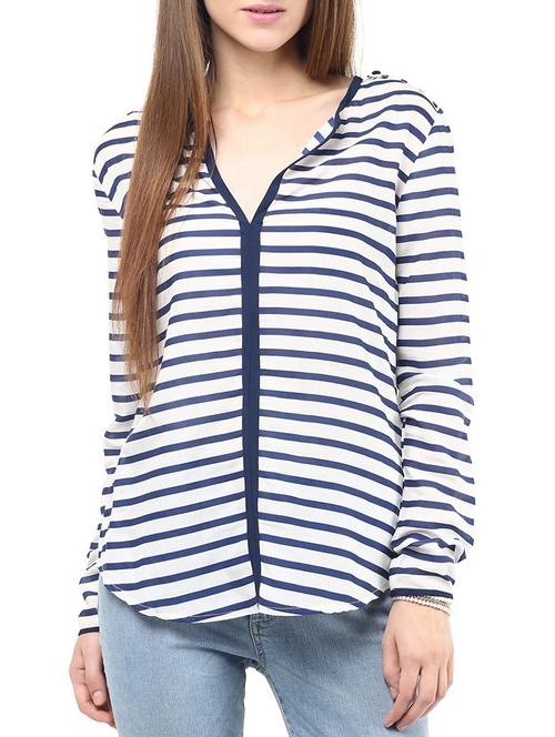cream rayon top - 10328153 - Very Small Image - 1