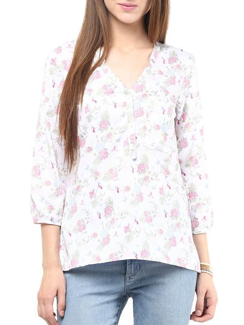 cream cotton top - 10328161 - Very Small Image - 1