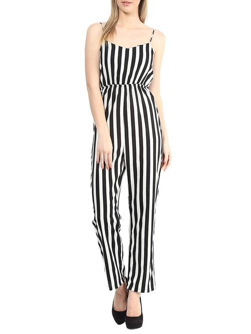 white crepe jumpsuit - 10328171 - Very Small Image - 1