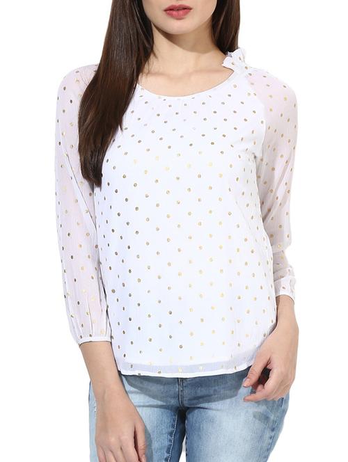 white chiffon dress - 10328354 - Very Small Image - 1