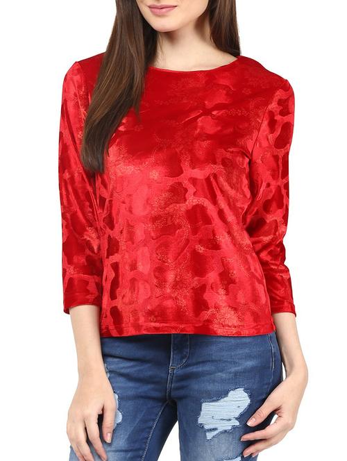 red velvet top - 10328416 - Very Small Image - 1