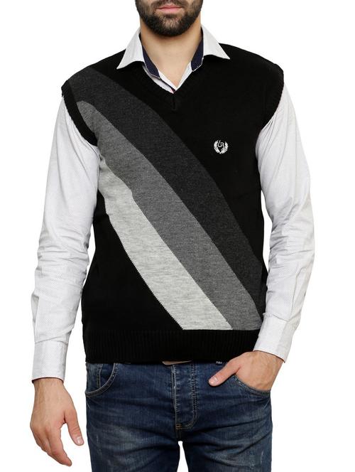 black acrylic pullover - 10328663 - Very Small Image - 1