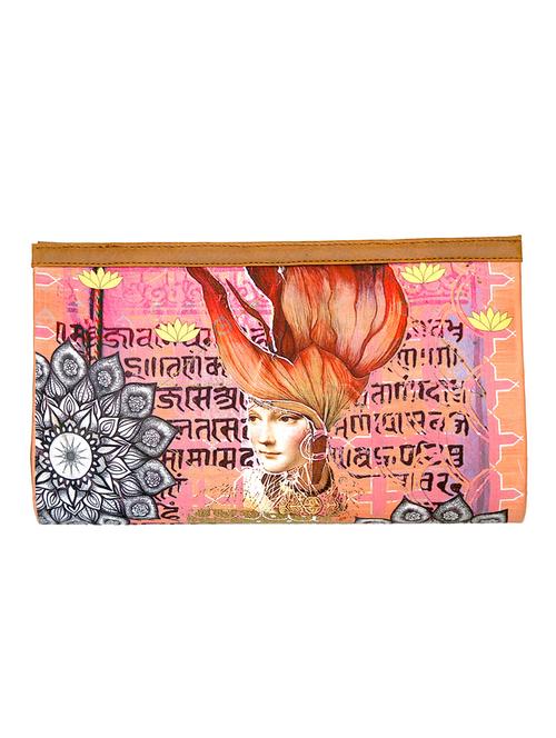 multi colored leatherette clutch - 10334879 - Very Small Image - 1