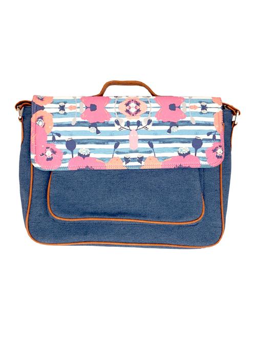 blue denim satchel - 10334888 - Very Small Image - 1