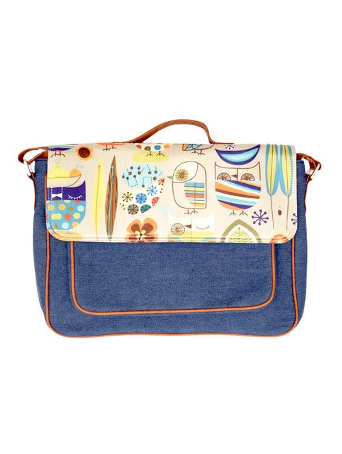 blue denim satchel - 10334889 - Very Small Image - 1