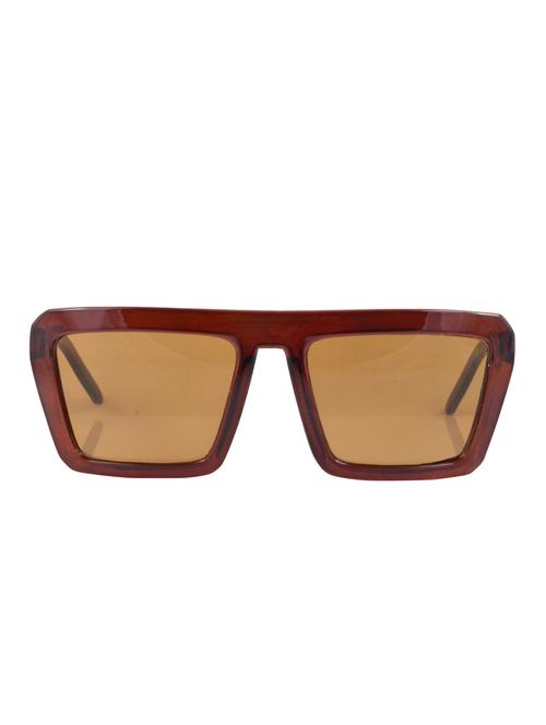 alpha man "american rebel original brown" oversized shape sunglasses - 10338726 - Very Small Image - 1