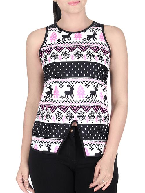 sanchey pink printed top - 10342813 - Very Small Image - 1