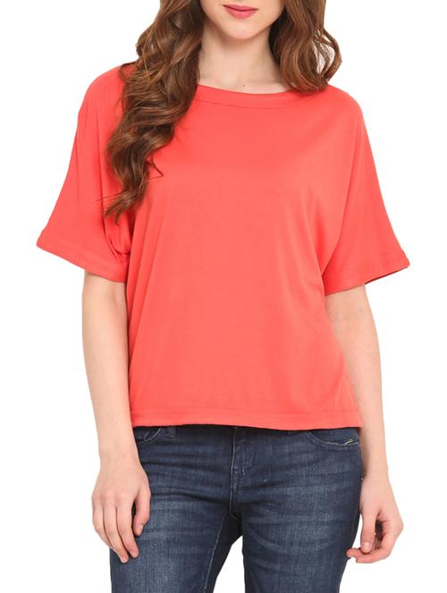 orange viscose top - 10344442 - Very Small Image - 1