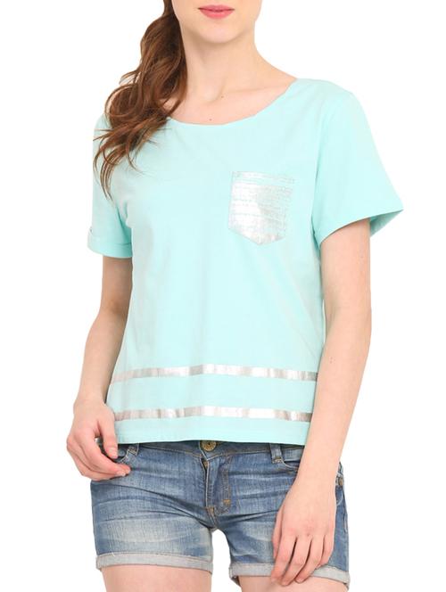 light blue cotton top - 10344454 - Very Small Image - 1