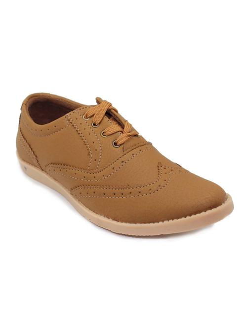 beige leatherette sneakers - 10344653 - Very Small Image - 1