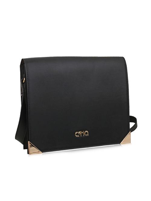 black leatherette sling bag - 10344843 - Very Small Image - 1